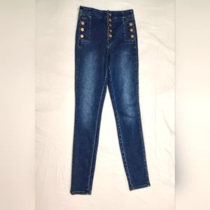 J Brand Natasha Sky High Skinny Crop Jeans size 25